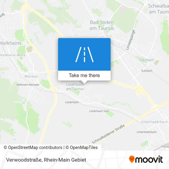 Verwoodstraße map