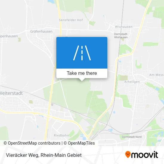 Карта Vieräcker Weg