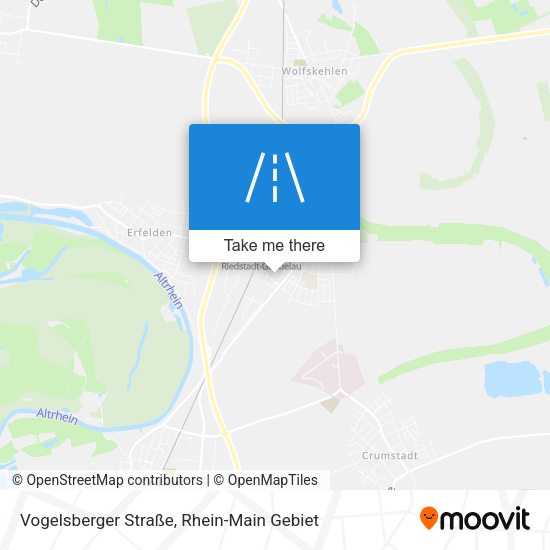Vogelsberger Straße map