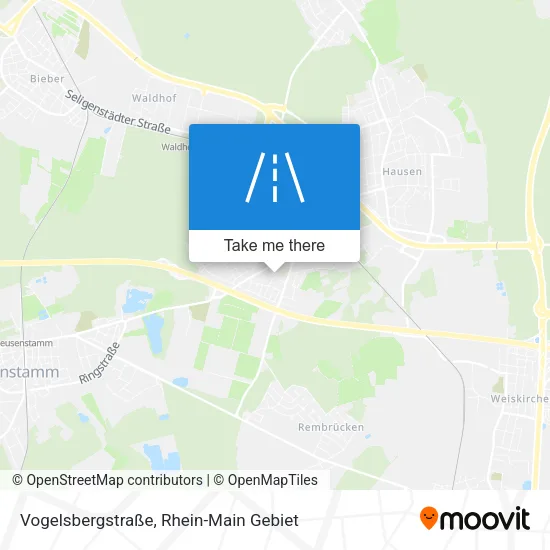 Карта Vogelsbergstraße