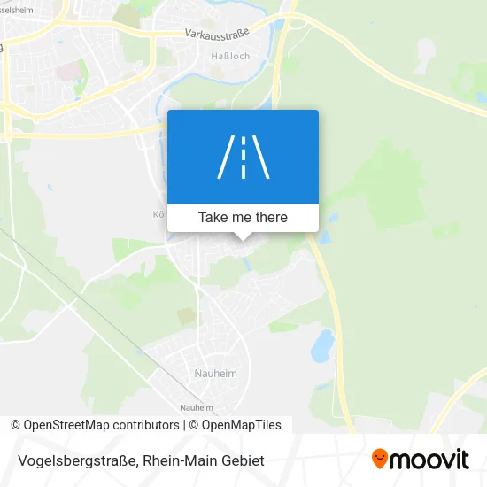 Карта Vogelsbergstraße