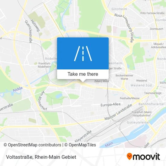 Карта Voltastraße