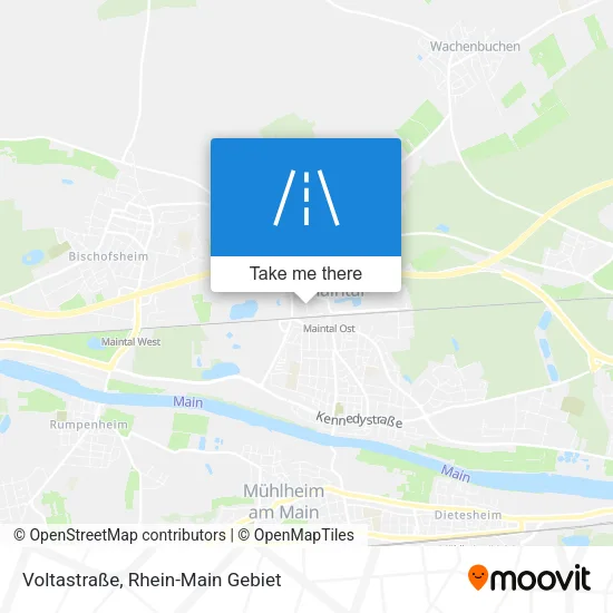 Карта Voltastraße