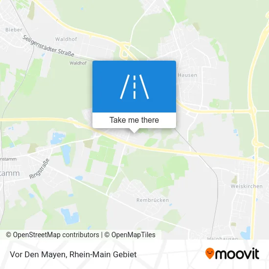 Карта Vor Den Mayen