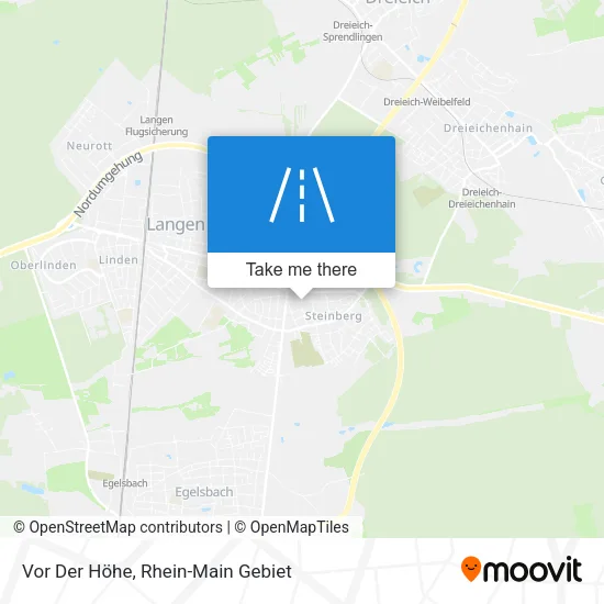 Карта Vor Der Höhe