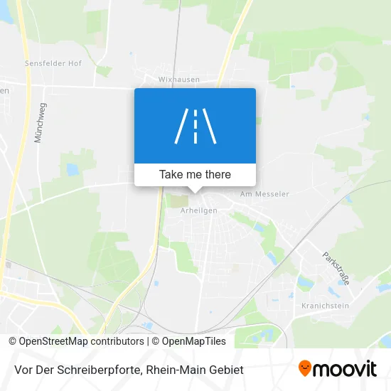 Карта Vor Der Schreiberpforte