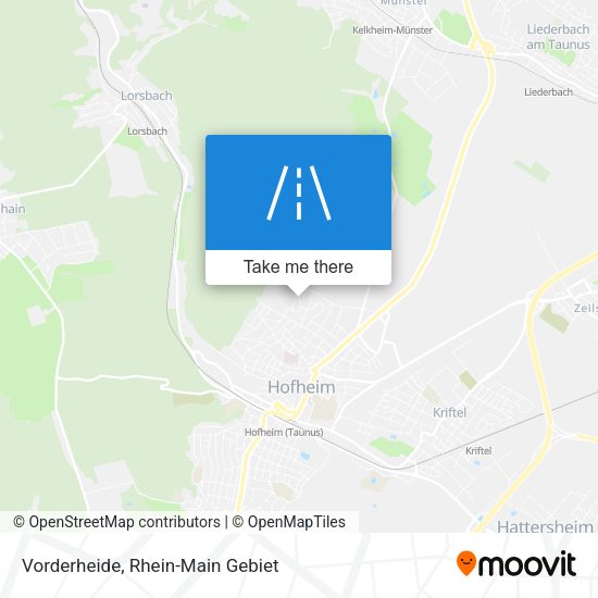 Карта Vorderheide