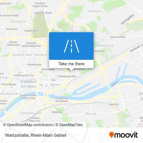 Карта Waitzstraße