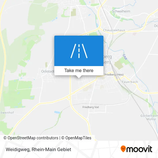 Карта Weidigweg