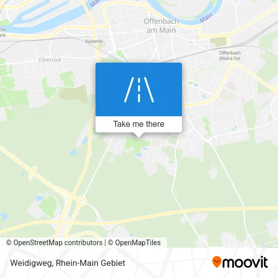 Карта Weidigweg