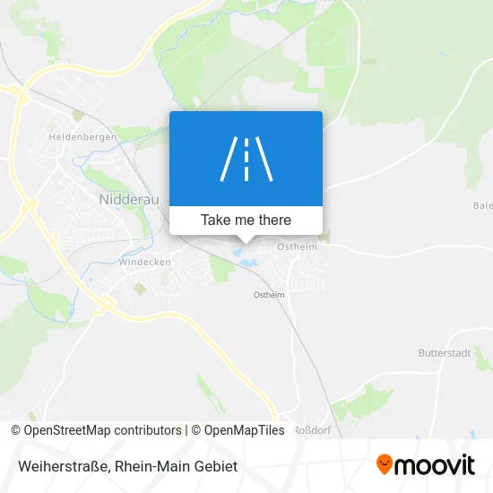 Карта Weiherstraße
