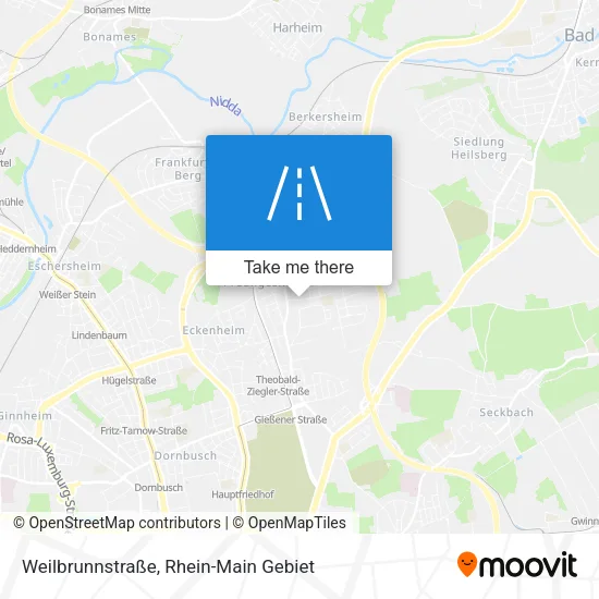 Карта Weilbrunnstraße