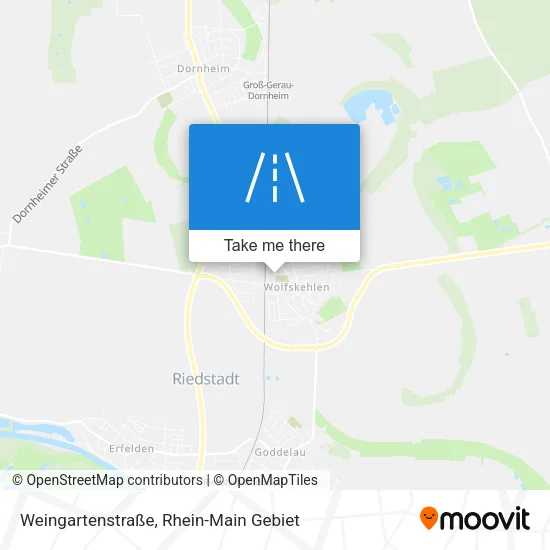 Карта Weingartenstraße