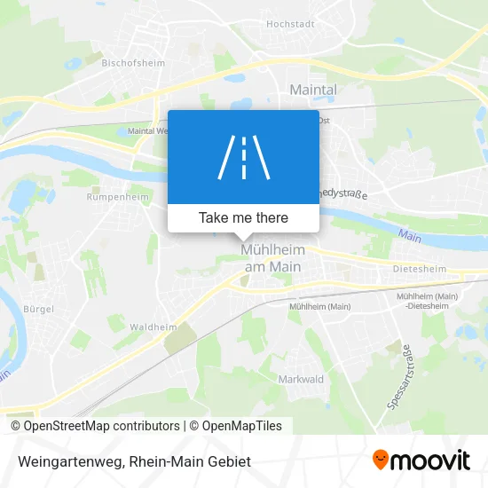 Карта Weingartenweg