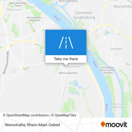 Карта Weinstraße