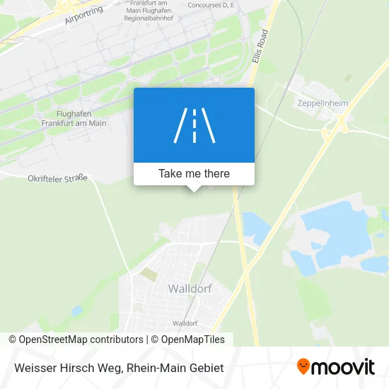Карта Weisser Hirsch Weg