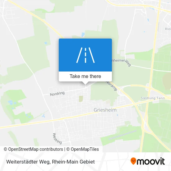 Карта Weiterstädter Weg