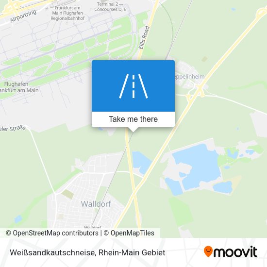 Weißsandkautschneise map