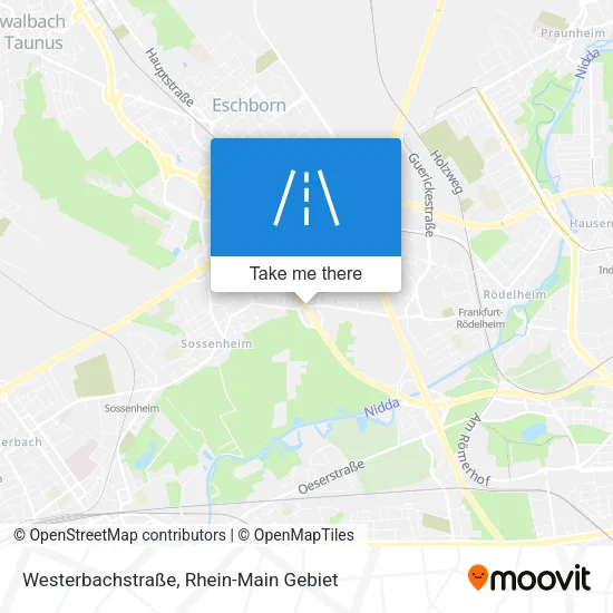 Карта Westerbachstraße