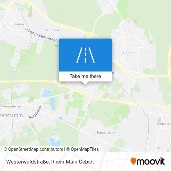 Westerwaldstraße map
