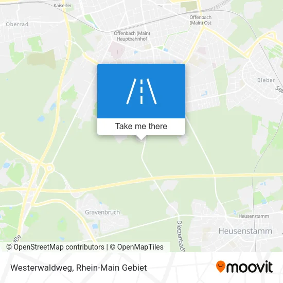 Карта Westerwaldweg