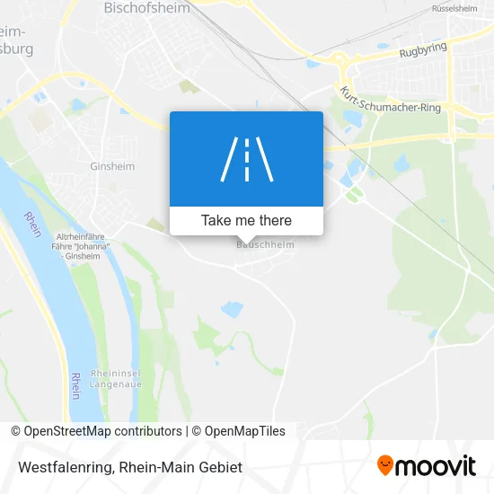 Westfalenring map