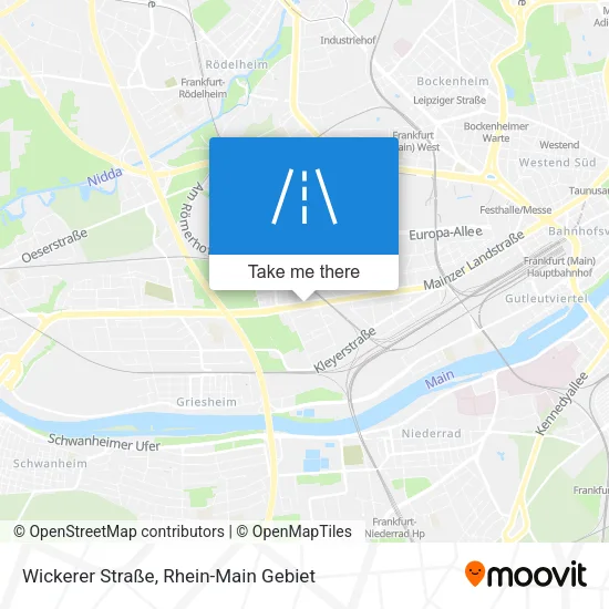 Карта Wickerer Straße