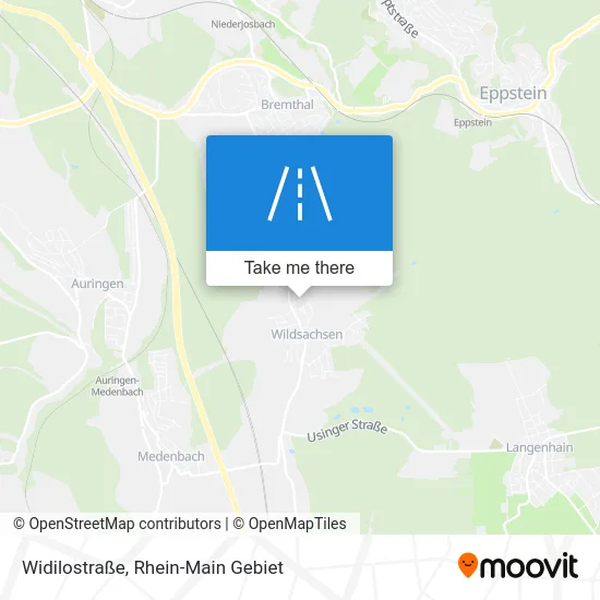 Карта Widilostraße