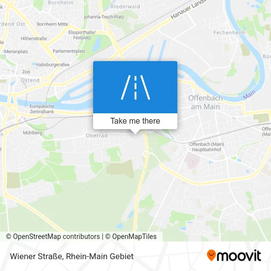 Карта Wiener Straße