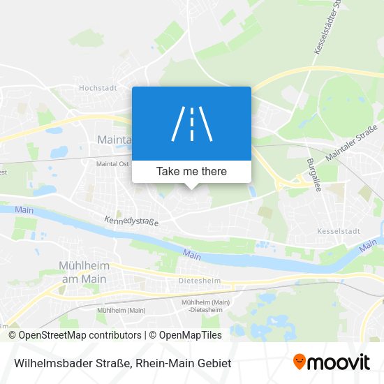 Wilhelmsbader Straße map