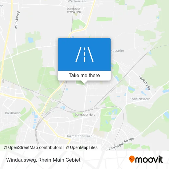 Windausweg map