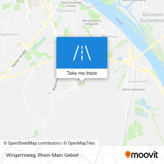 Карта Wingertsweg