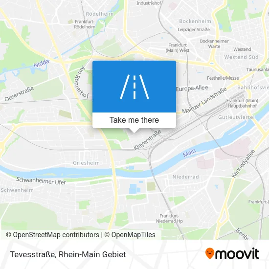 Карта Tevesstraße