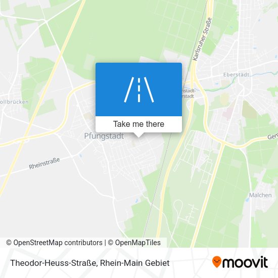 Theodor-Heuss-Straße map