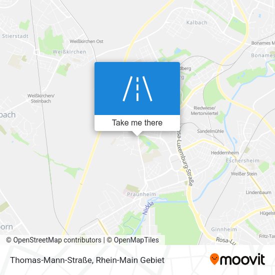 Thomas-Mann-Straße map