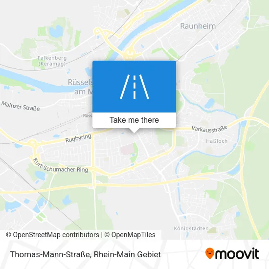 Карта Thomas-Mann-Straße