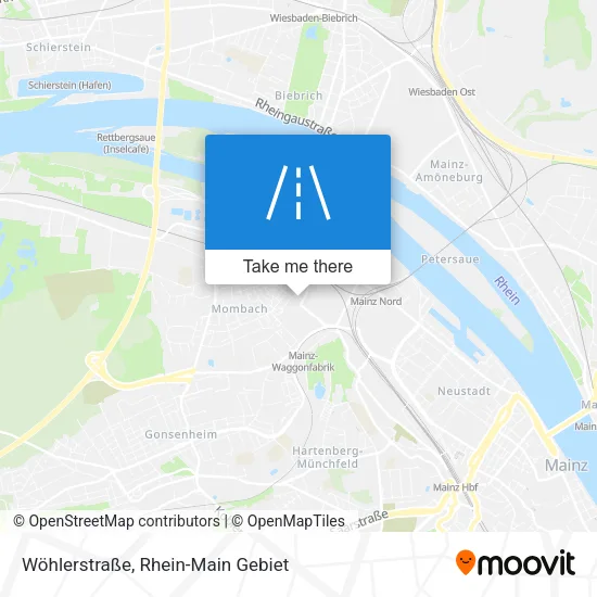 Карта Wöhlerstraße