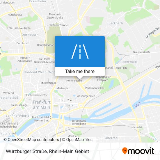 Würzburger Straße map