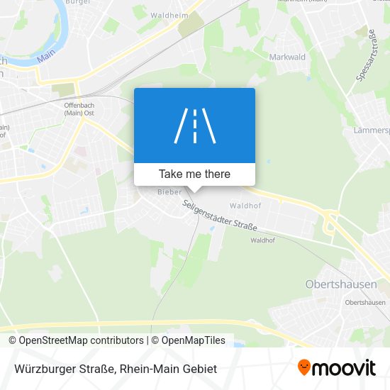 Würzburger Straße map