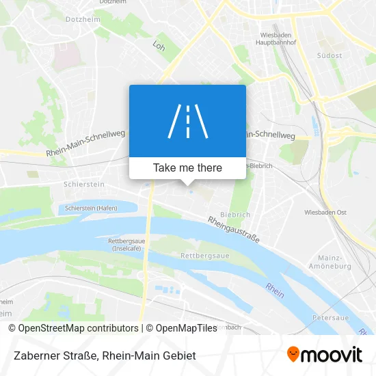 Карта Zaberner Straße