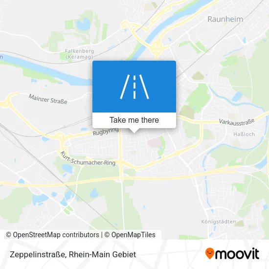 Карта Zeppelinstraße