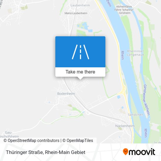 Thüringer Straße map