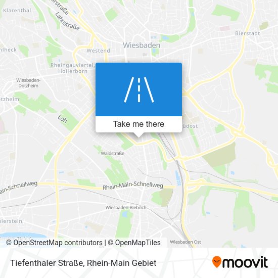Tiefenthaler Straße map
