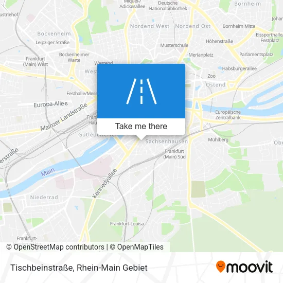 Карта Tischbeinstraße