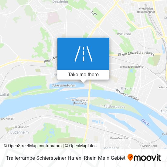Trailerrampe Schiersteiner Hafen map