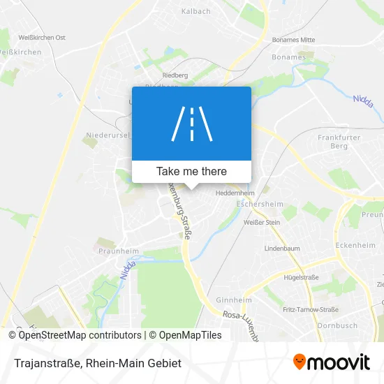 Карта Trajanstraße