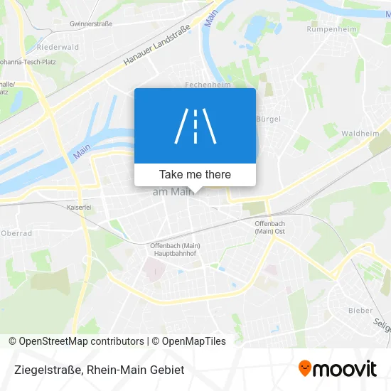 Карта Ziegelstraße
