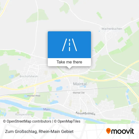 Карта Zum Großschlag