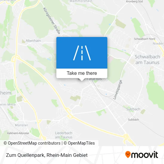 Карта Zum Quellenpark