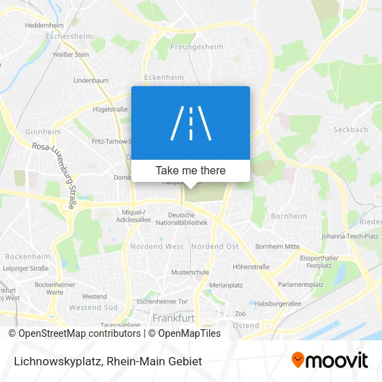 Карта Lichnowskyplatz